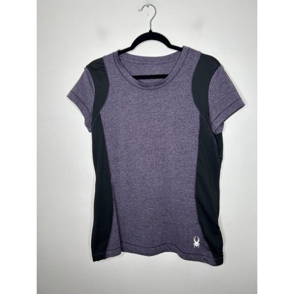 Spyder Women's Lightweight Short Sleeve Active Top Purple Size Large - Picture 1 of 6